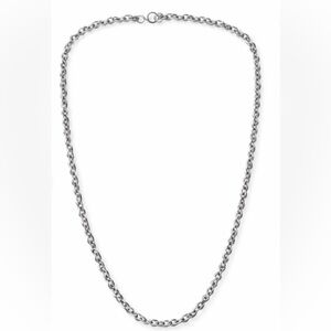 Classic Silver Chain Necklace - Elegant Women's Jewelry